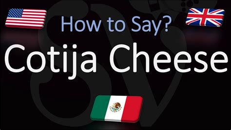 Cotija cheese pronunciation - Cómo pronunciar cotija cheese. Cómo decir cotija cheese. Escuche la pronunciación en el Diccionario Cambridge inglés. Aprender más.